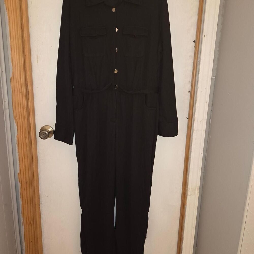Unbranded Women's Black Jumpsuit